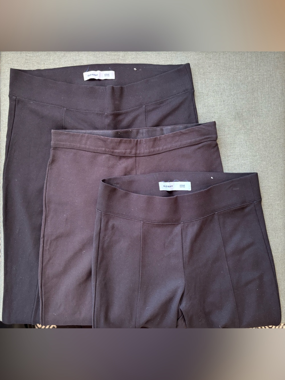 Old Navy Black Ponte Leggings Set - Trio